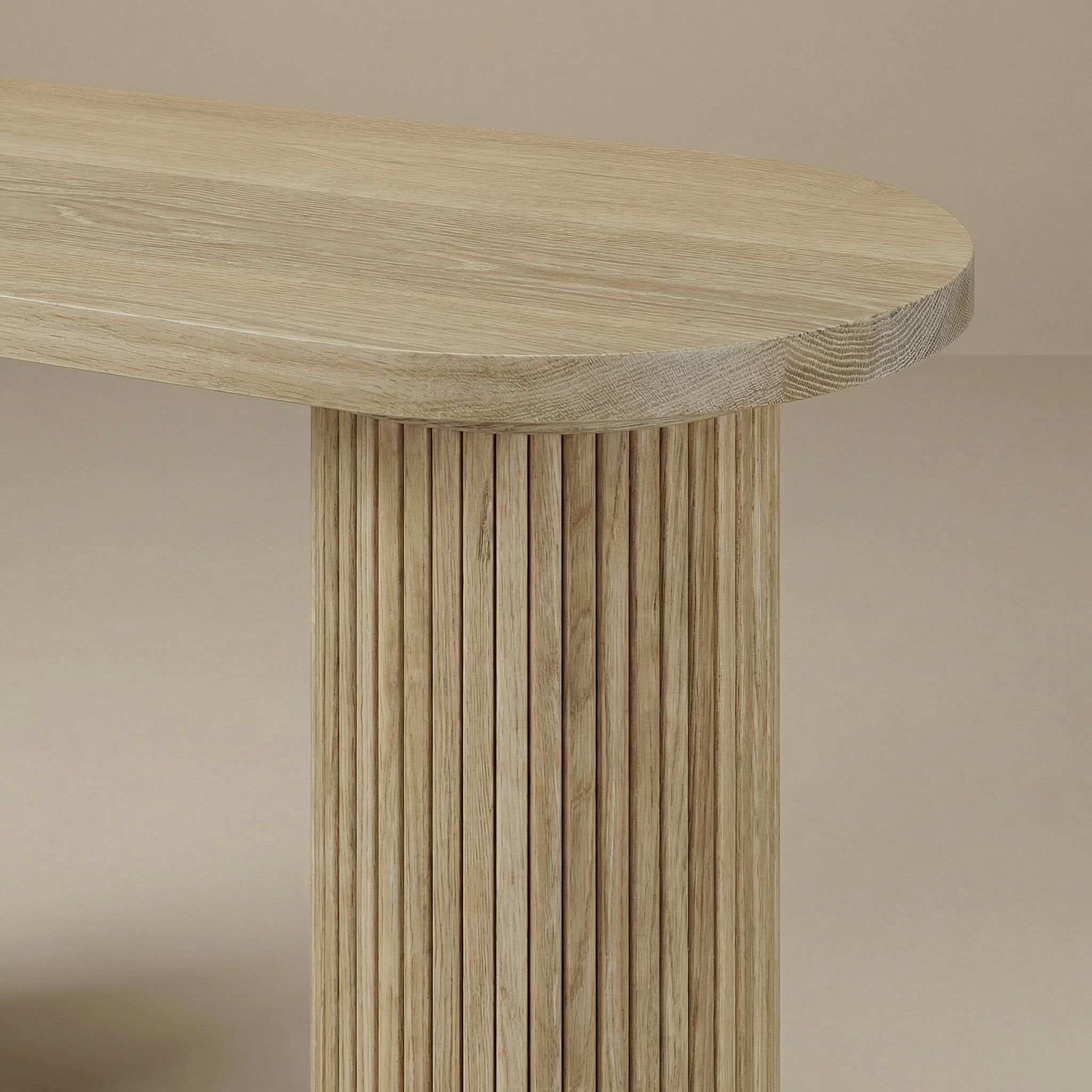 berkeley sofa table white oak