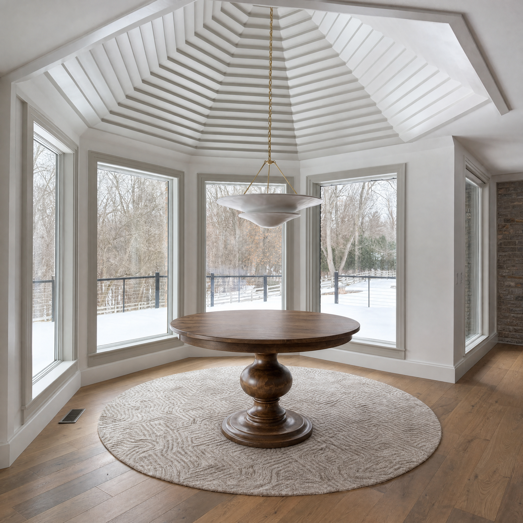 The Burrick Round Dining Table