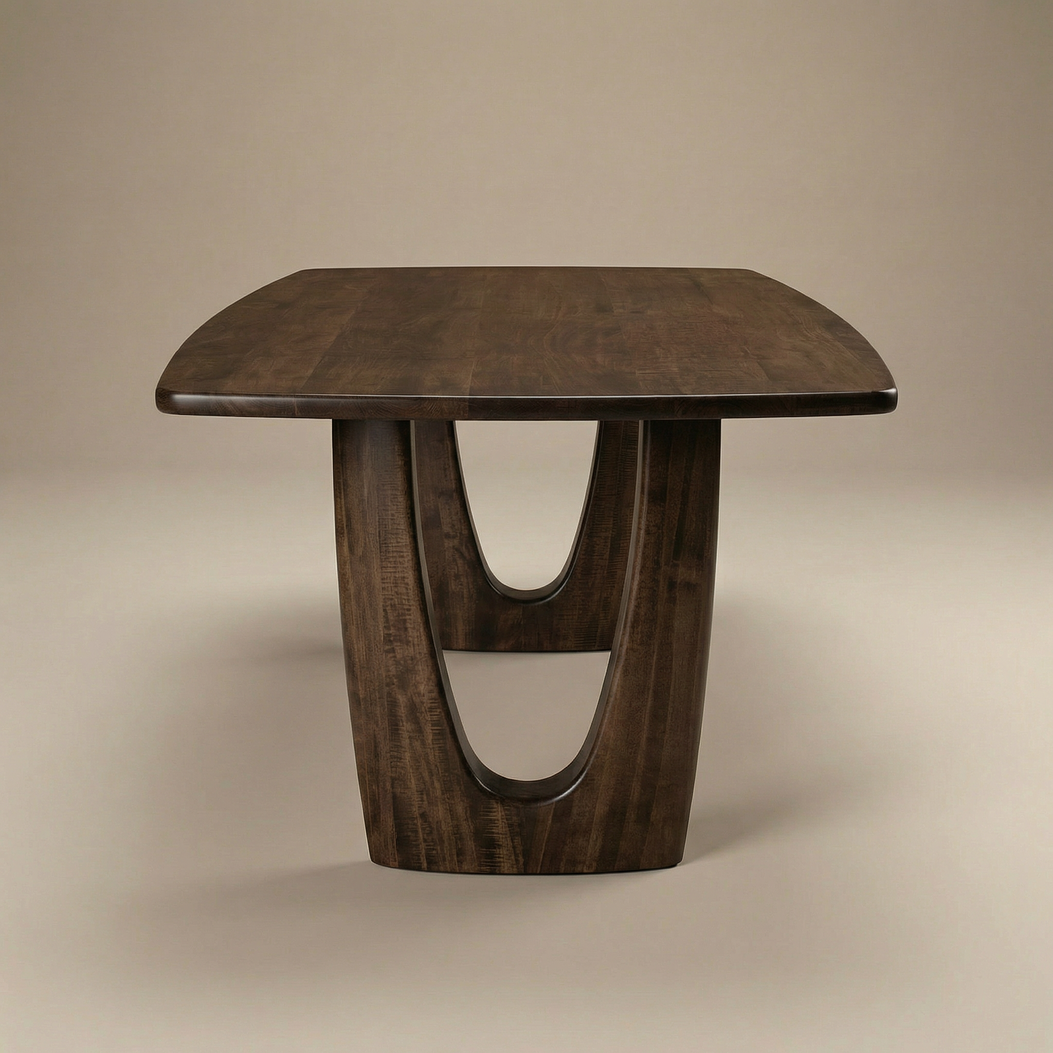 The westal dining table maple custom stain
