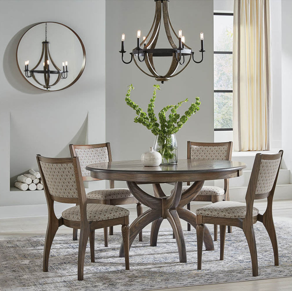 niles round table maple