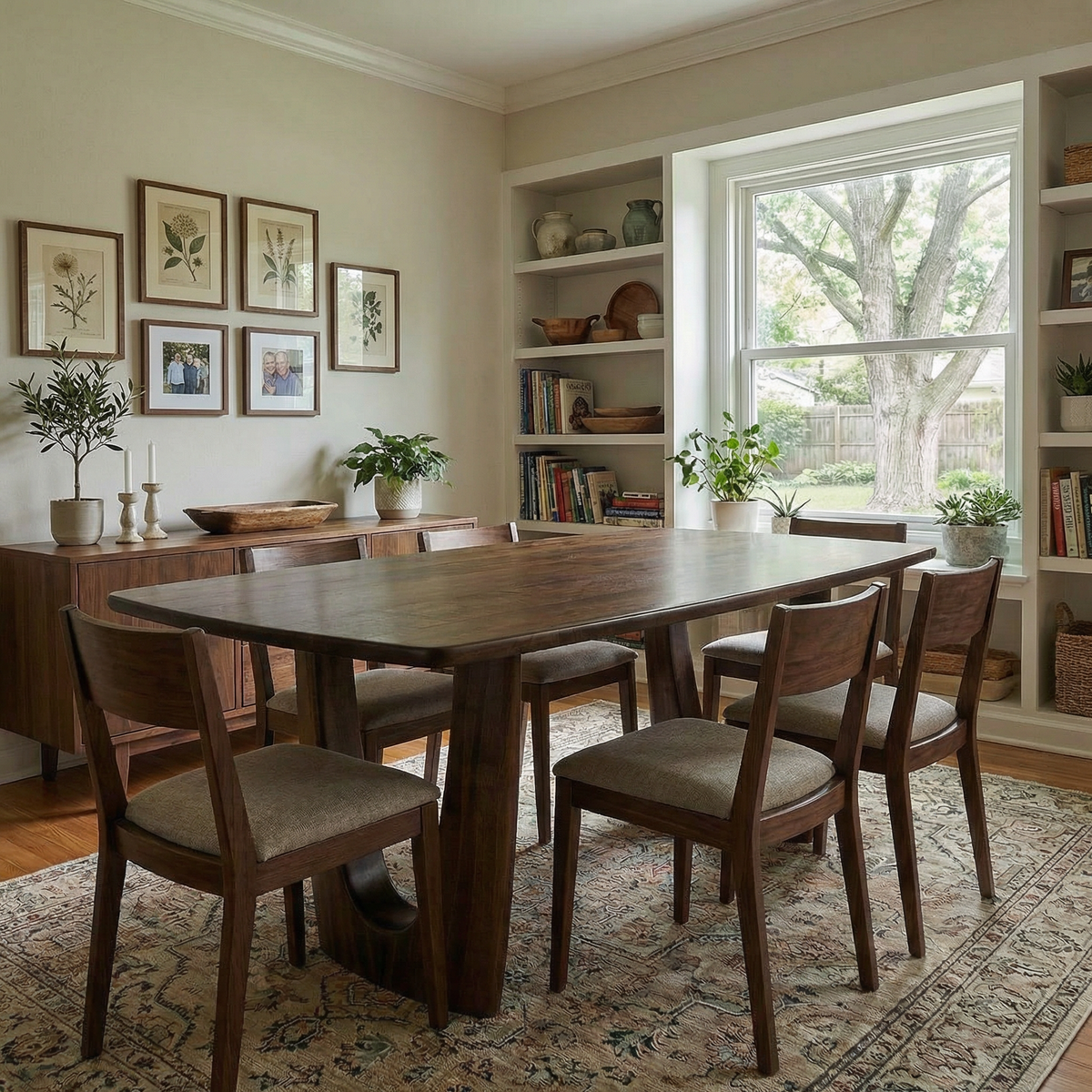 Granger dining table and chairs in maple