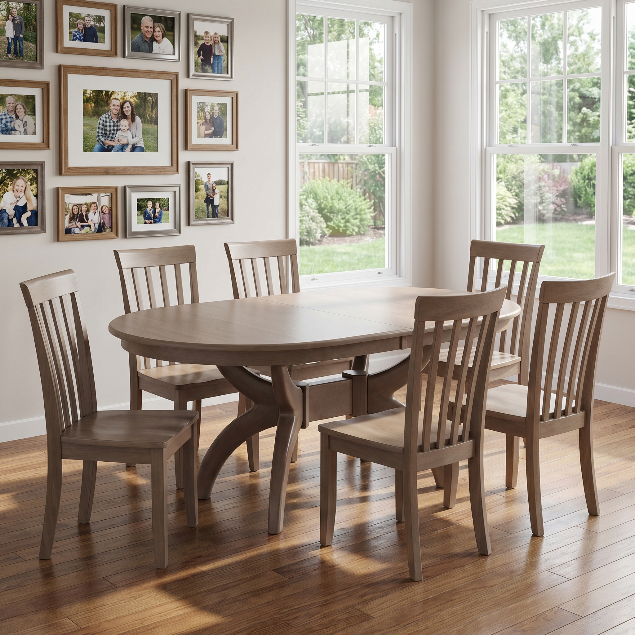 The Niles Double Pedestal Dining Table