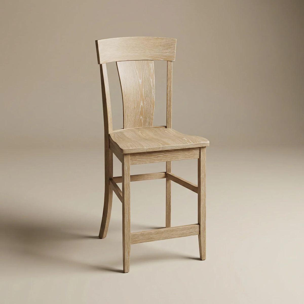 Weston counter stool in natural white oak
